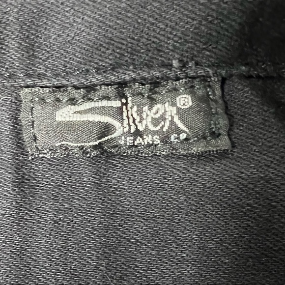 Silver Jeans Black Mid Rise Ankle Denim stretch Jean - Picture 6 of 12